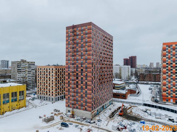 Ход строительства ЖК «Большая Академическая 85» за Февраль 2023 г., фото №4