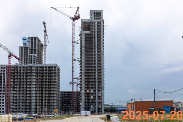 Ход строительства ЖК «Москворечье» за Июль 2025 г., фото №3