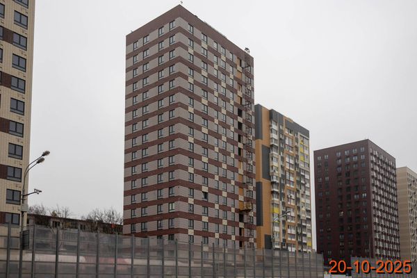 Ход строительства ЖК «Юнино» за Октябрь 2025 г., фото №2