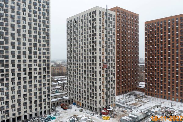 Ход строительства ЖК «Перовское 2» за Ноябрь 2022 г., фото №3