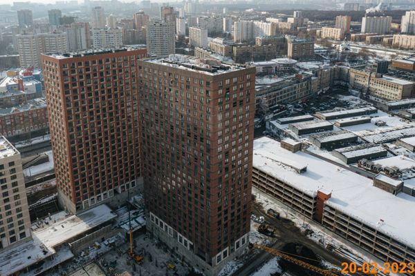 Ход строительства ЖК «Барклая 6» за Февраль 2023 г., фото №3