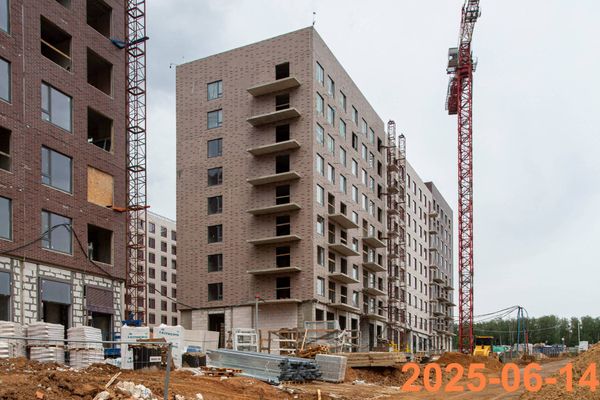 Ход строительства ЖК «Середневский лес» за Июнь 2025 г., фото №4