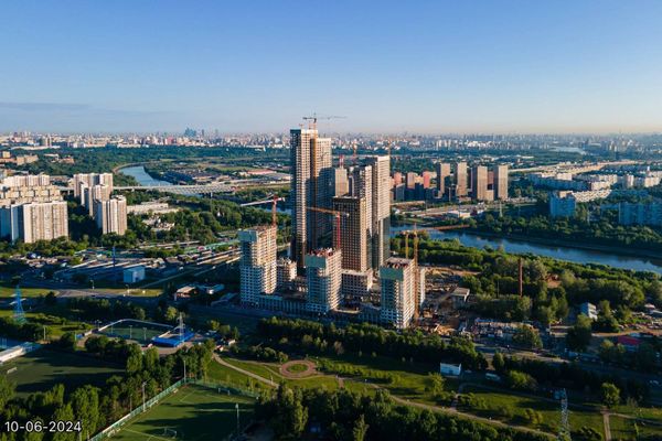 Ход строительства ЖК «Вейв» за Июнь 2024 г., фото №4