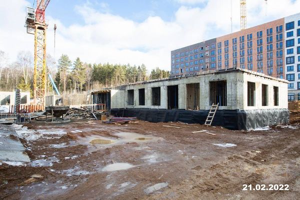 Ход строительства ЖК «Середневский лес» за Февраль 2022 г., фото №5