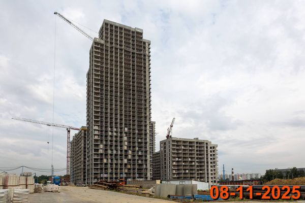 Ход строительства ЖК «Москворечье» за Август 2025 г., фото №3