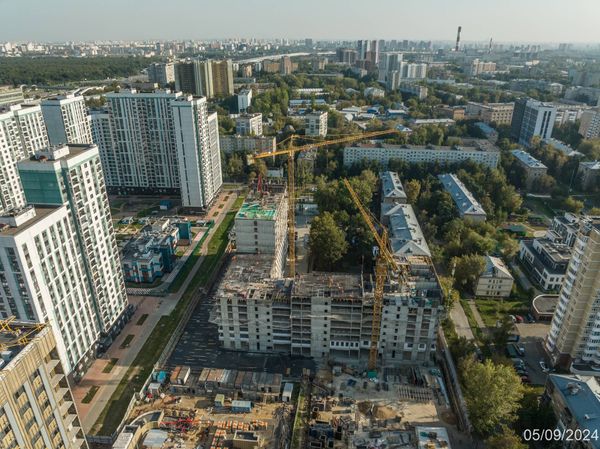 Ход строительства ЖК «Семеновский парк 2» за Сентябрь 2024 г., фото №3
