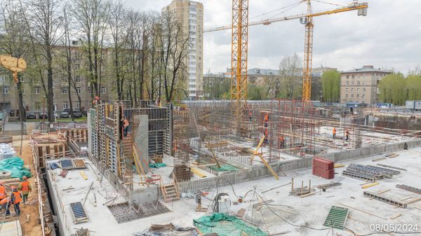Ход строительства ЖК «Семеновский парк 2» за Май 2024 г., фото №4
