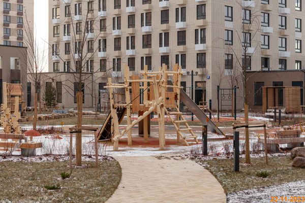 Ход строительства ЖК «Зелёный парк» за Ноябрь 2023 г., фото №2