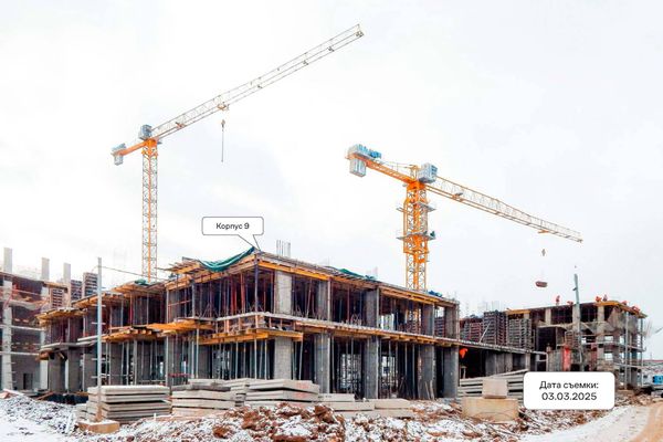 Ход строительства ЖК «Квартал Западный» за Март 2025 г., фото №4