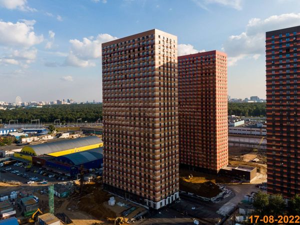 Ход строительства ЖК «Сигнальный 16» за Август 2022 г., фото №2