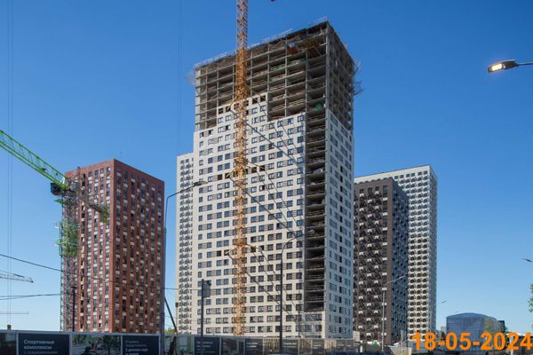 Ход строительства ЖК «Кавказский бульвар 51» за Май 2024 г., фото №2