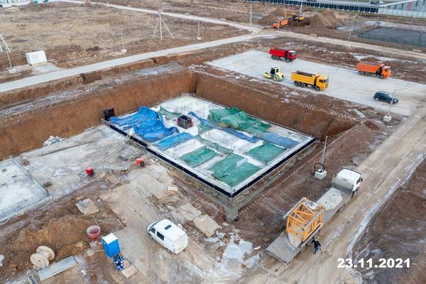 Ход строительства ЖК «Никольские луга» за Ноябрь 2021 г., фото №2