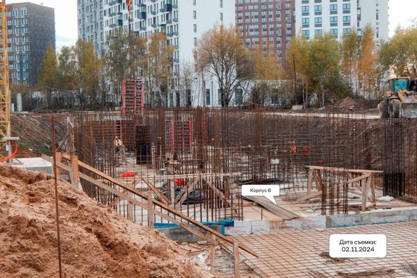 Ход строительства ЖК «Молжаниново» за Ноябрь 2024 г., фото №4