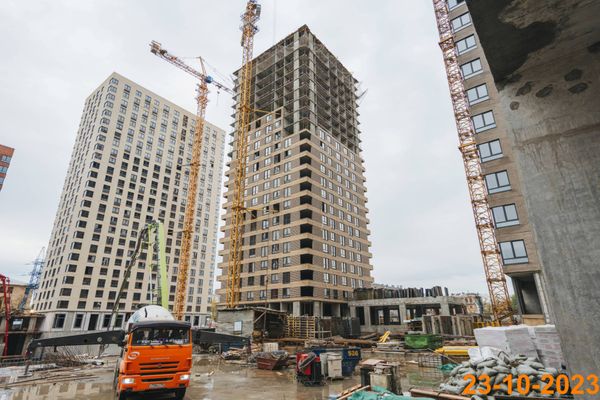Ход строительства ЖК «Руставели 14» за Октябрь 2023 г., фото №5