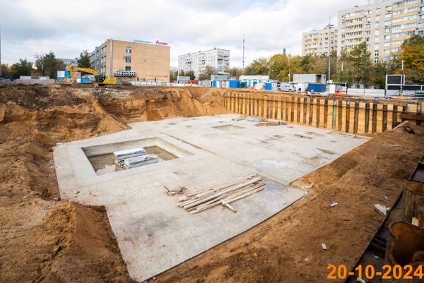 Ход строительства ЖК «Кронштадтский 9» за Октябрь 2024 г., фото №4