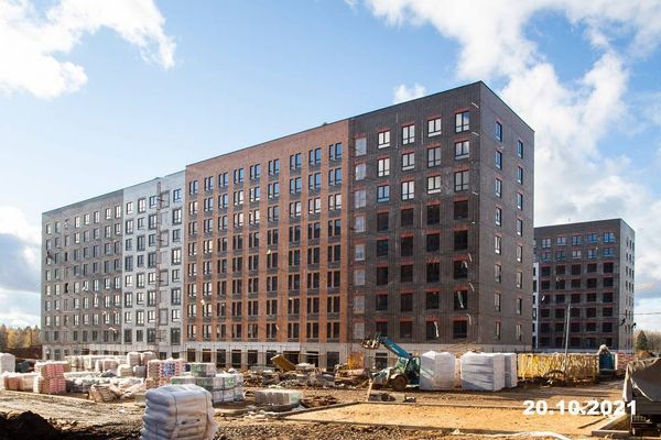 Ход строительства ЖК «Середневский лес» за Октябрь 2021 г., фото №5