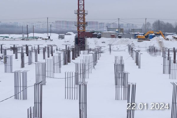 Ход строительства ЖК «Деснаречье» за Январь 2024 г., фото №4
