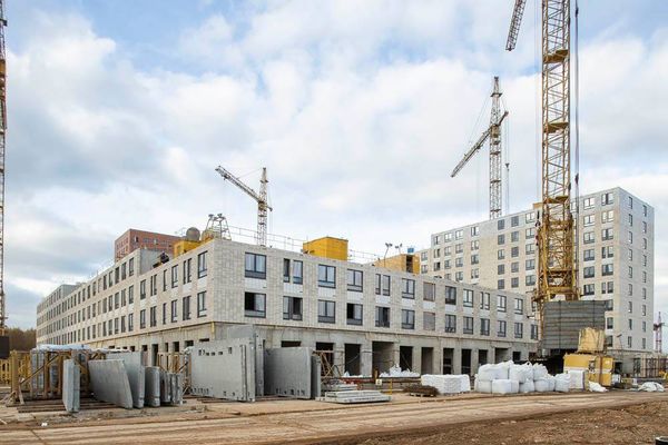 Ход строительства ЖК «Саларьево парк» за Октябрь 2020 г., фото №3