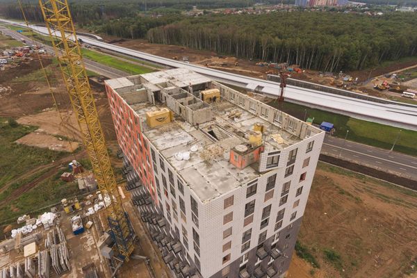 Ход строительства ЖК «Саларьево парк» за Сентябрь 2019 г., фото №5