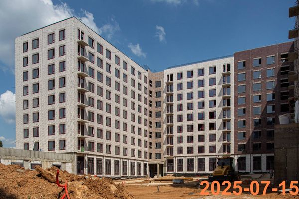 Ход строительства ЖК «Середневский лес» за Июль 2025 г., фото №3