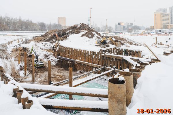 Ход строительства ЖК «Алтуфьевское 53» за Январь 2026 г., фото №2
