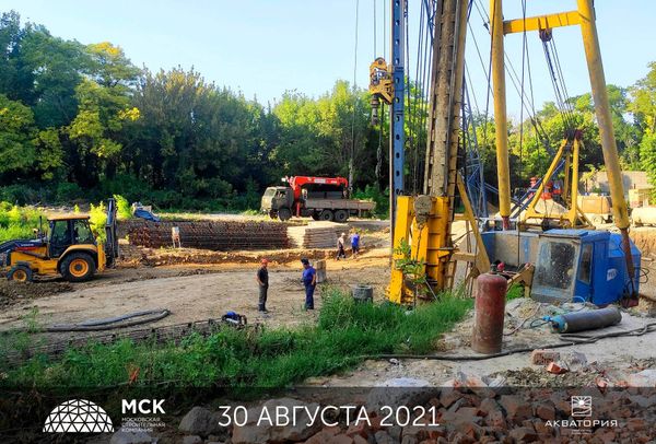 Ход строительства ЖК «Акватория» за Сентябрь 2021 г., фото №4