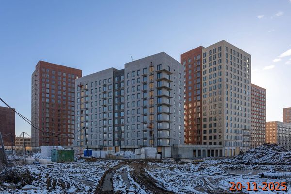 Ход строительства ЖК «Никольские луга» за Ноябрь 2025 г., фото №2