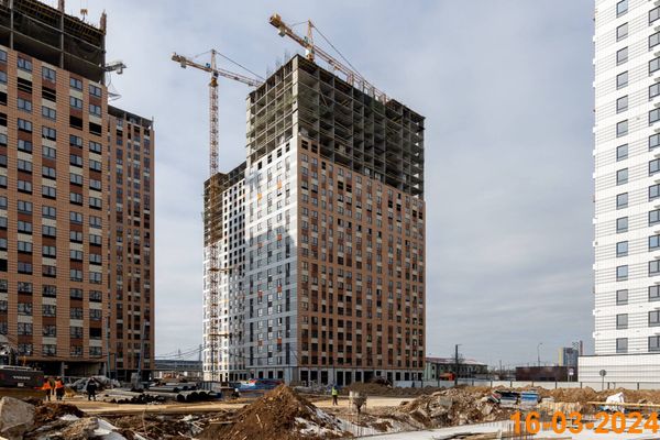 Ход строительства ЖК «Амурский парк» за Март 2024 г., фото №3