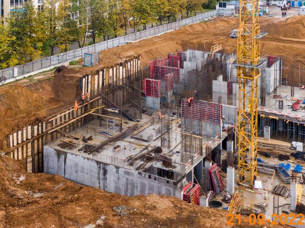 Ход строительства ЖК «Полар» за Сентябрь 2022 г., фото №4