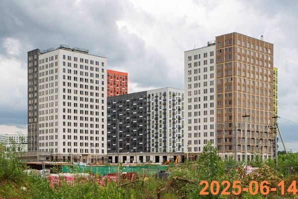 Ход строительства ЖК «Саларьево парк» за Июнь 2025 г., фото №3