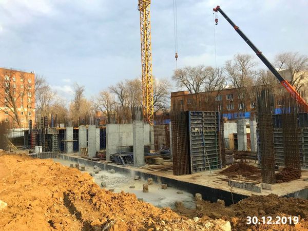 Ход строительства ЖК «Сердце Ростова 2» за Январь 2020 г., фото №3
