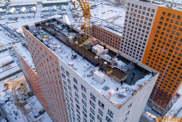 Ход строительства ЖК «Кольская 8» за Январь 2022 г., фото №4