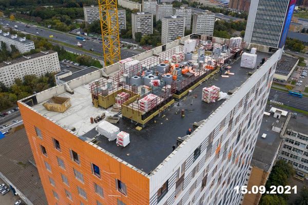 Ход строительства ЖК «Амурский парк» за Сентябрь 2021 г., фото №5