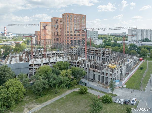 Ход строительства ЖК «Варшавские ворота» за Август 2024 г., фото №4