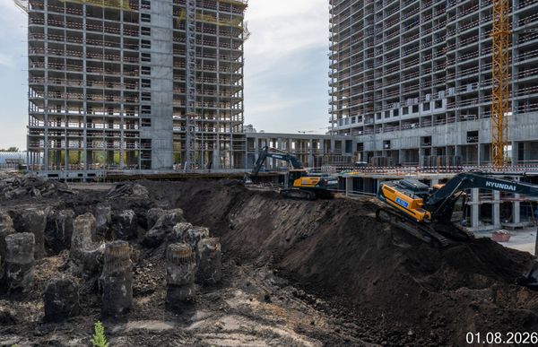 Ход строительства ЖК «Адмирал» за Август 2026 г., фото №2