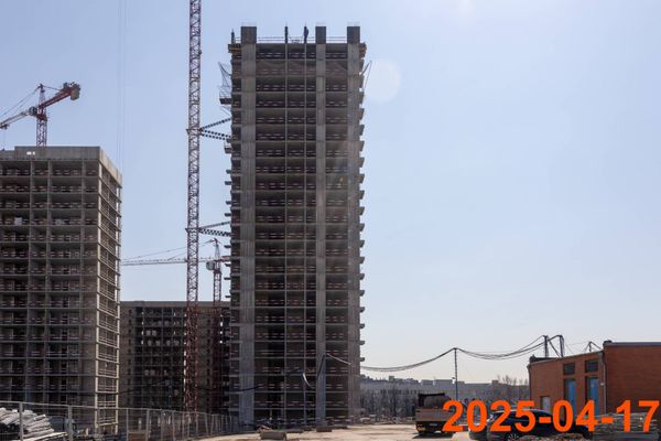 Ход строительства ЖК «Москворечье» за Апрель 2025 г., фото №2