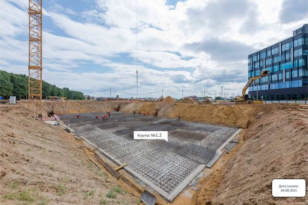 Ход строительства ЖК «Тропарево Парк» за Август 2021 г., фото №2