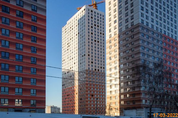 Ход строительства ЖК «Второй Нагатинский» за Март 2022 г., фото №5