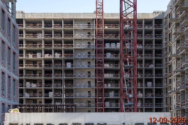 Ход строительства ЖК «Москворечье» за Сентябрь 2025 г., фото №2