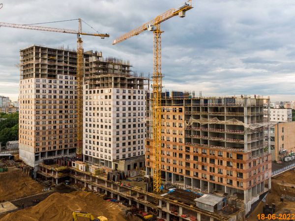 Ход строительства ЖК «Кронштадтский 9» за Июнь 2022 г., фото №4