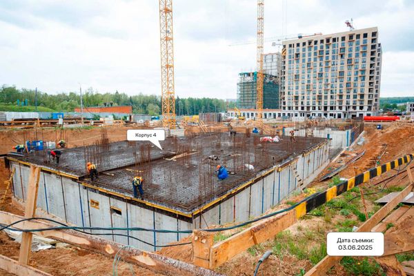 Ход строительства ЖК «Квартал Марьино» за Июнь 2025 г., фото №5