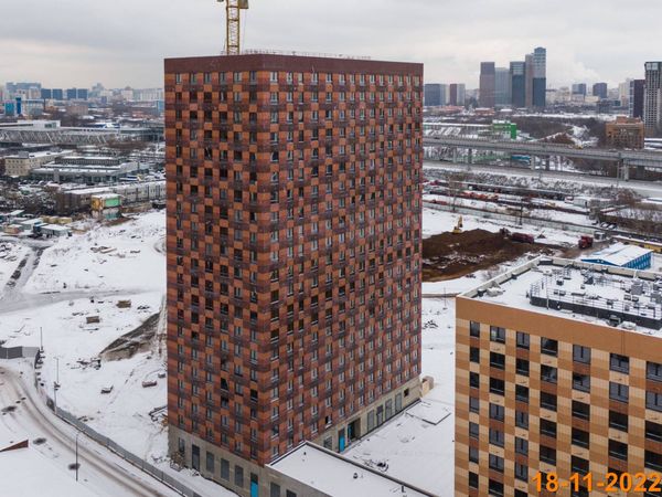 Ход строительства ЖК «Большая Академическая 85» за Ноябрь 2022 г., фото №4