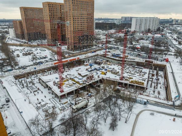 Ход строительства ЖК «Варшавские ворота» за Январь 2024 г., фото №2