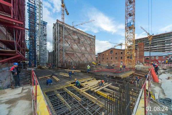 Ход строительства ЖК «Бадаевский» за Август 2024 г., фото №4