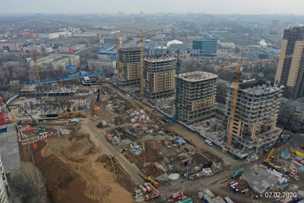 Ход строительства ЖК «Сердце Ростова 2» за Февраль 2020 г., фото №2