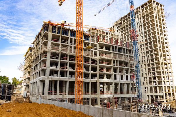 Ход строительства ЖК «Южные сады» за Сентябрь 2023 г., фото №2