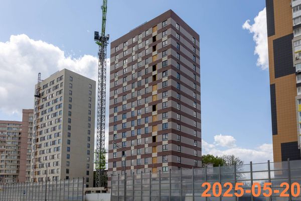 Ход строительства ЖК «Юнино» за Май 2025 г., фото №4