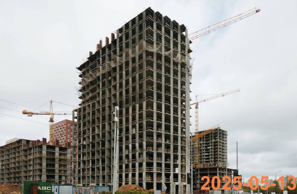 Ход строительства ЖК «Зелёный парк» за Май 2025 г., фото №3