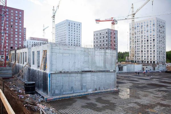 Ход строительства ЖК «Саларьево парк» за Май 2020 г., фото №3