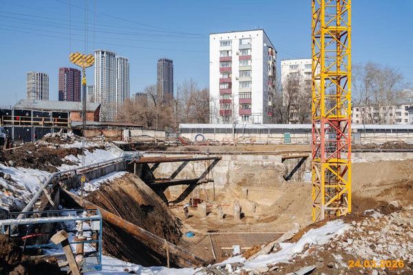Ход строительства ЖК «Пэйв» за Март 2026 г., фото №3
